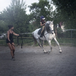 Chiquito, PRE, stallion (*2006) & Yasmine Ema ( 7 y. old)