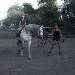 Chiquito, PRE, stallion (*2006) & Yasmine Ema ( 7 y. old)